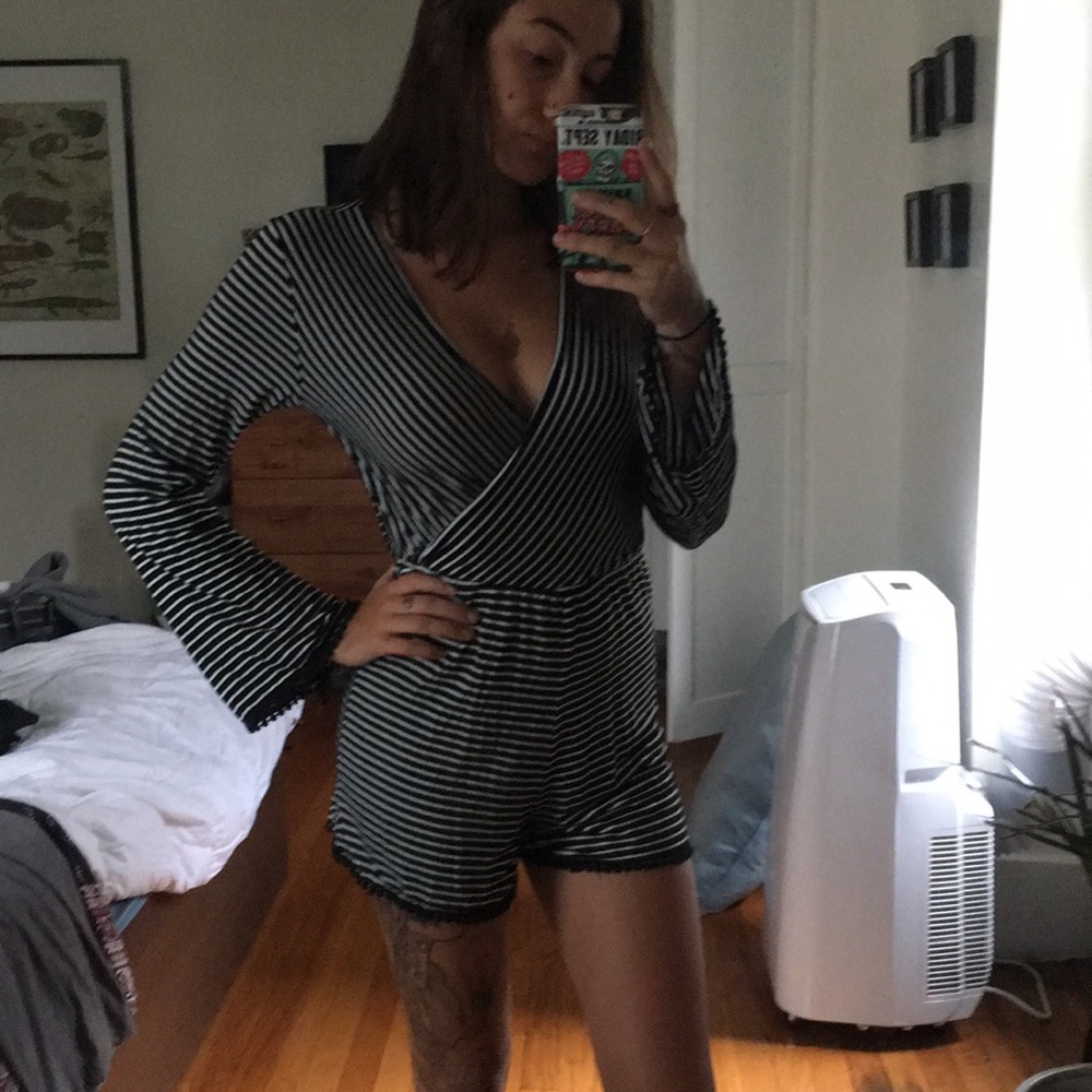 Striped Romper